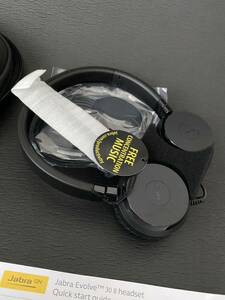 新品未使用 定価10659円 Jabra EVOLVE 30 II MS Stereo オーバーヘッド型 ブラック色 両耳ヘッドセット ジャブラ ヘッドホン 
