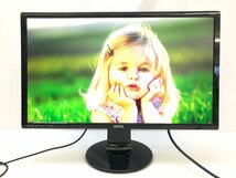 BenQ ベンキュー モニター 液晶ディスプレイ 24型 FHD LEDバックライト ノングレア フリッカーフリー チルト GL2460-B GL2460HM T02046N_画像1