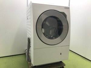 2023年製 美品 パナソニック Panasonic ドラム式洗濯乾燥機 洗濯12kg 乾燥6kg 左開き 斜型 洗剤 柔軟剤 自動投入 NA-LX127BL YD02064MA