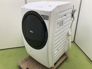 美品♪日立 HITACHI ビッグドラム ドラム式洗濯乾燥機 洗濯11kg 乾燥6kg 左開き 斜型 洗剤 柔軟剤 自動投入 BD-SX110GL 2022年製 YD02079N