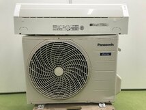 美品 パナソニック Panasonic エオリア エアコン おもに6畳用 6畳～9畳 2.2kW 100V 内部クリーン 内部乾燥 CS-229CF-W 2019年製 YD02087S_画像1