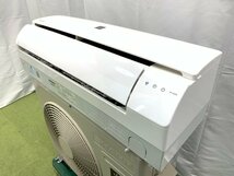 美品 シャープ SHARP エアコン 主に6畳用 6畳～9畳 2.2kW プラズマクラスター7000 冷房 暖房 H-Nシリーズ AY-H22N-W 2018年製 d02137MA_画像3