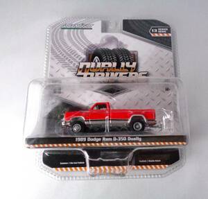 グリーンライト　GREENLIGHT　1/64　1989 Dodge Ram D-350 Dually　ダッジ ラム　シリーズ13