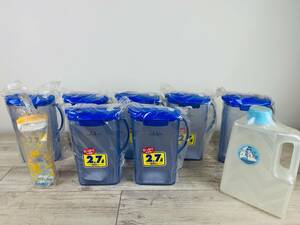 [No.1941] 冷茶ボトル お茶ポット プラスチック まとめ売り 2.7 950ml 昭和レトロ アンティーク 当時物