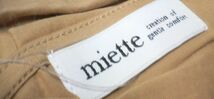 新品miette ミエットタックデザインカットプルオーバーベージュ_画像3