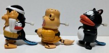 天才バカボン トコトコ人形 3個セット「バカボンのパパ」「レレレのおじさん」「ウナギイヌ」ジャンク品_画像2