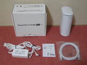 美品!!　動作品!!　楽天最強プラン設定済　4G 5G対応　au　Speed Wi-Fi HOME 5G L11　 Wi-Fiルーター　SIMフリー　ホームルーター ZTR01　