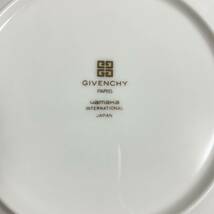 即決☆GIVENCHY ジバンシー 5枚セット ロゴ プレート 皿 八角皿 yamaka 未使用 八角 レア ゴールドライン デザートプレート_画像6