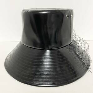 即決★Christian Dior ディオール トロッター チュール バケットハット 帽子 ブラック 美品 バケット ハット 58の画像3