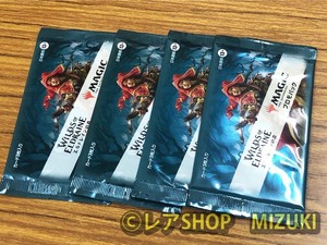 MTG マジック ザ ギャザリング エルドレインの森　プロモパック　４パックセット