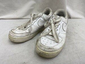 NIKE ナイキ レディース 25cm ホワイト　AIR FORCE 1 エアフォースワン　ローカットスニーカー 315115-112 かかと削れ 1209000014355