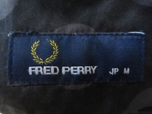 FRED PERRY コットン ナイロン リバーシブル フード ジャケット M フレッドペリー テニス ブルゾン スイングトップ パーカー フーディー_画像5