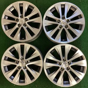 トヨタ 20系アルファード/ヴェルファイア 純正アルミホイール 18×7.5J+45 114.3-5H ハイグロス中古品4本