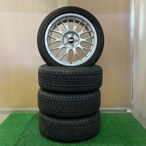 BBSアルミセット 17×7.5J+48 100-5H 中古品4本