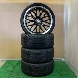 ロクサーニ マルチフォルケッタ社外アルミセット20x8.5J+35 ,9J+38 114.3-5H中古品4本