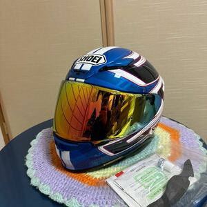 美品　SHOEI ショウエイ Z-7 VALKYRIE ヴァルキリー フルフェイスヘルメット Mサイズ ミラーシールド　z7