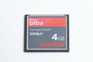 #1d SanDisk サンディスク Ultra 4GB 30MB/s CFカード コンパクトフラッシュ CF