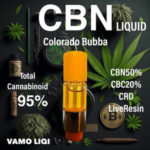 CBN/CBCリキッド バモリキ 1ml 最高品質フルガラスカートリッジ 