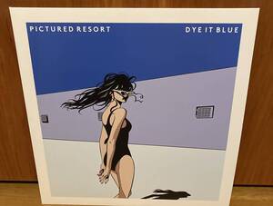 PICTURED RESORT アナログ　レコード　DYE IT BLUE カラー盤　新品