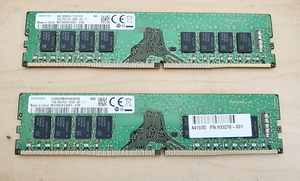 SAMSUNG デスクトップ用メモリ PC4-21300 DDR4-2666 288pin CL11 32GB (16GB×2) M378A2K43DB1-CTD