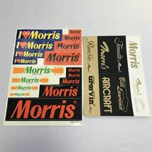 [ 訳あり ] Morris ステッカー I LOVE Morris GUITAR sticker シール 楽器 音楽 企業 レトロ 当時物 ヴィンテージ モーリス ギター 日本_画像1