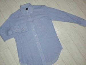 美品/Maker's Shirt 鎌倉/鎌倉シャツ/ストライプ/ボタンダウン/トップス/メンズ/長袖/スーツ/ジャケット