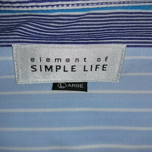 SIMPLE LIFE/シンプルライフ/鮮やかなストライプ/シャツ/ボタンダウン/element/エレメント/トップス/メンズ/長袖の画像8