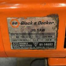 ジグソー/JIG SAW ブラックアンドデッカー 電動工具 電気のこぎり 【7504-03】_画像7