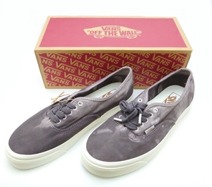 A24-347【未使用】VANS バンズ　Authentic 44DX オーセンティック エコセオリー Eco Theory Dip Dye Dark G　28cm　グレー　箱　スニーカー