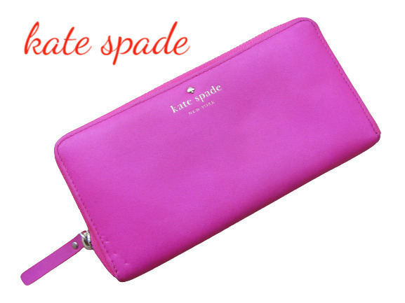 Kate Spade ケイトスペード財布　ピンク【中古/現物写真】