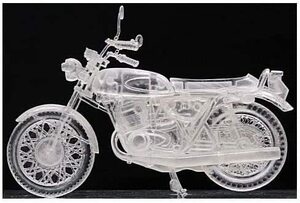 ホビーガチャ KAWASAKI 500-SS/MACH III コレクション H1 透明バージョン1種単品