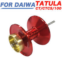 YU337 (赤) ダイワ タトゥーラ DAIWA TATULA CT /CT CS /100 /Elite ベイトリール 替えスプール 深溝スプール ベイトスプール 金属製 改装_画像1
