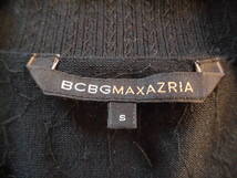 BCBG MAXAZRIA ビーシービージーマックスアズリア★黒の半袖カーディガン、シルク、スパンコール付き★Ｓ、パーティに_画像4