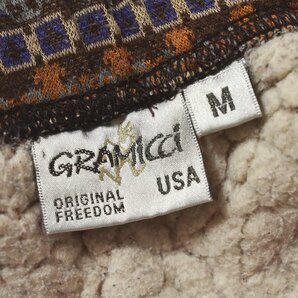 ★レアデザイン グラミチ GRAMICCI 裏ボア ノルディック柄 ニット クライミング ショート パンツ M マルチカラー ショーツ アウトドア★の画像3