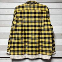 SIZE L FINESSE GOODENOUGH フィネス グッドイナフ ラインネル ネルシャツ チェック バッファロー シャツ_画像2