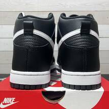 27.5cm NIKE DUNK HIGH HI RETRO DJ6189-001 ナイキ ダンク ハイカット ハイ BLACK WHITE ブラック ホワイト_画像3