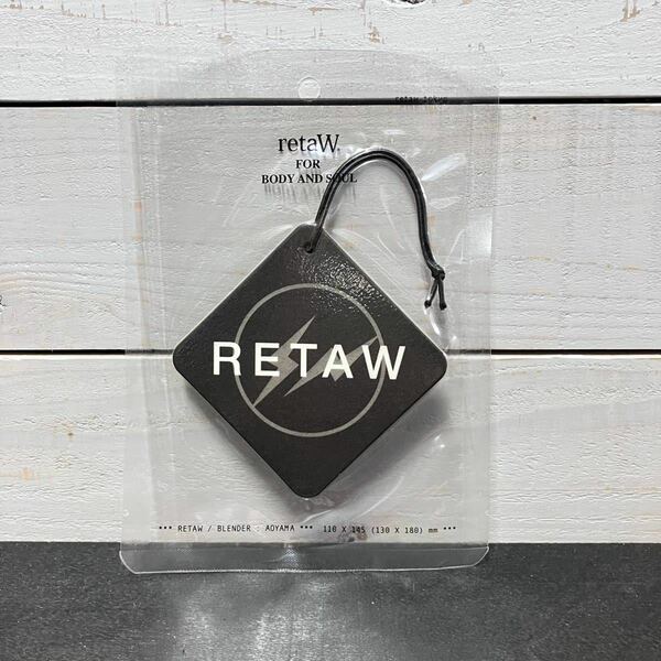 RETAW CAR TAG FRAGMENT DESIGN BLACK リトゥー カータグ フラグメント デザイン ブラック