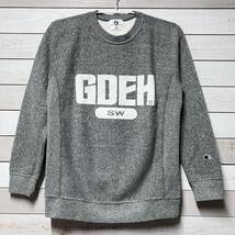 SIZE 3 GOODENOUGH GDEH GE CHAMPION CREW NECK SWEAT GREY グッドイナフ チャンピオン ボディ スウェット グレー FRAGMENT_画像1