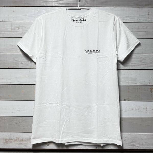 SIZE M TOM SACKS WHITE TEE SHIRT 2021 トム サックス ホワイト Tシャツ 01