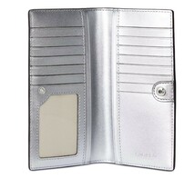 2024最新　直営　日本未発売　LAUREN RALPH LAUREN ラルフローレン Crosshatch Leather Slim Wallet 高級レザー長財布　本物をお届け(*^^*)_画像2