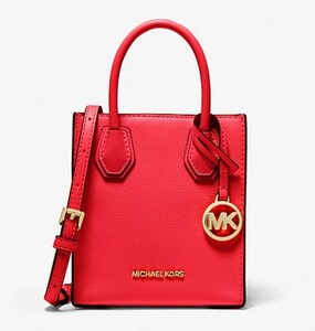 2024最新　日本未発売　MICHAEL Kors Mercer Extra-Small Pebbled Leather Crossbody Bag　クロスボディバック　本物をお届け！