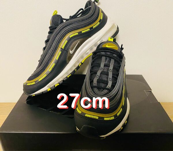 [美品]Undefeated×Nike Air Max 97 "Black"アンディフィーテッド × ナイキ エアマックス97 "