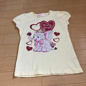 小さめ110半袖Tシャツ 女の子 子供服　シャーリーテンプル