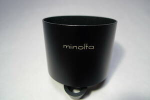 ミノルタ/Minolta ＭＣ １３５mm F3.5 用 (52径) ねじ込み式 純正 メタルフード 美品！