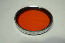 Ｗalz 銀枠 Ｏ２(オレンジ)フィルター ４６mm ねじ込み式 綺麗！_画像1