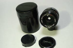 キヤノン/CANON FD 24mm F2.8 S.S.C.レンズ ケース/キャップ(前・後)付属！