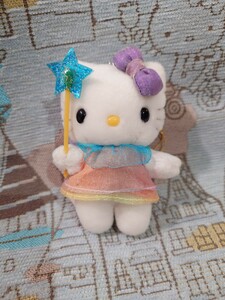 2000 Fairy kitty フェアリー 虹 キティちゃん ボールチェーンマスコット ぬいぐるみ