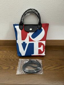 【新品】ロンシャン LONGCHAMP X ロバート・インディアナ XS クロスボディバッグ　