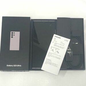 【1円スタート/売り切り】Galaxy S23 Ultra SM-S918N 256GB ピンク 韓国版 SIMフリー モバイル EF0