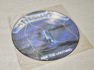 1円～！【LP/レコード】メタリカ/METALLICA『RIDE THE LIGHTNING』ピクチャーレコード/輸入盤◆スラッシュメタル